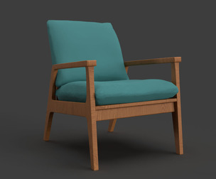 Metal Armchair