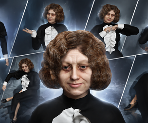 Rigged Middle-Aged Female Character with Facial Expressions  Poses