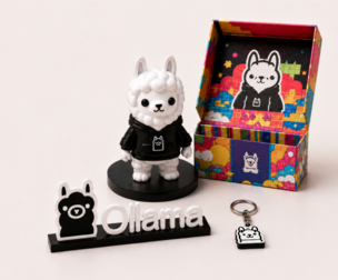 Ollama Inspired AI Mascot
