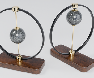 Modern Orbital Decorative Sculpture