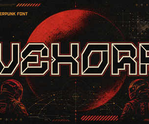 Vexora - Cyberpunk Display Font for Gaming and Tech