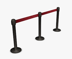 Rope barrier
