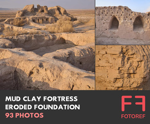93 photos of Mud Clay Fortress Eroded Foundation
