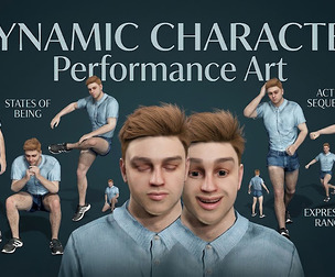 Stylized Athletic Male Character  Fully Rigged 3D Guy Model (FBX / Blender)