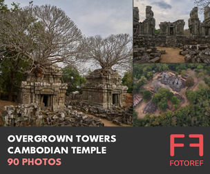 90 photos of Overgrown Towers Cambodian Temple