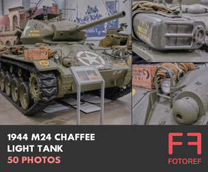 50 photos of 1944 M24 Chaffee Light Tank