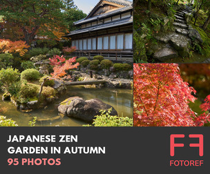 95 photos of Japanese Zen Garden in Autumn
