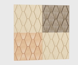 Wall Panel Large Diamond Set