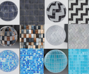 MEGA PACK Modern & Ancient Pavement Tiles - 36 Seamless 2K PBR Materials
