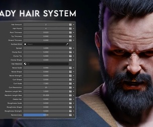 Blender Ready Hair System + Hair Card Pack