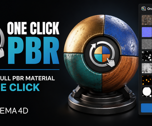 One Click PBR script— Automate Your PBR Workflow in Cinema 4D