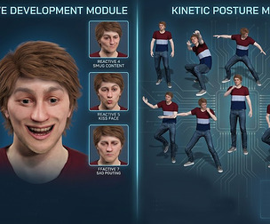 Casual Young Male Character  Full Body Rigged  Facial Expressions