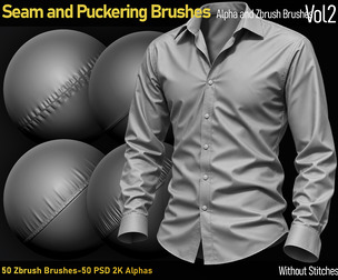 Seam and Puckering Brushes_Vol2