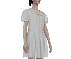 Style3D Sailor Collar Dress