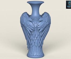 Stylish Wing Decorative Jug Print Ready 3D Model