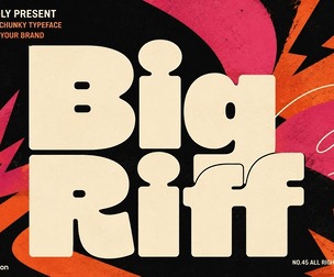 Big Riff — Bold Minimalist Sans Serif Display Font