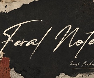Feral Note — Rough Handwritten Font