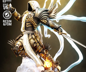 Wicked Tyrael Sculpture: Tested and ready for 3D printing