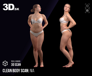 Clean Body 3D Scan | Nia Underwear