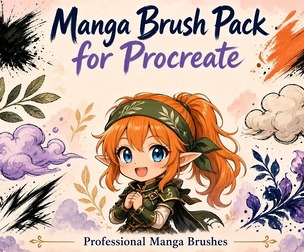 Manga Brush Pack for Procreate