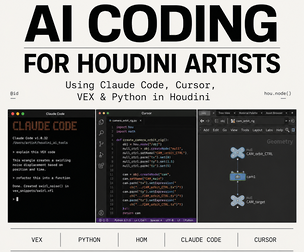 AI Coding Guide for 3D designers Using Claude Code, Cursor, VEX & Python in Houdini