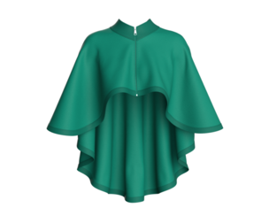 Girls HighLow Poncho | Marvelous / Clo3d / obj / fbx