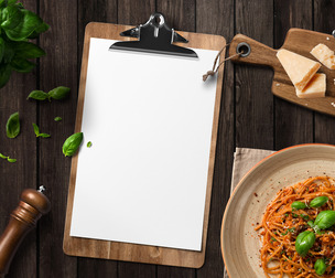 Food Kitchen Mockup PSD Template