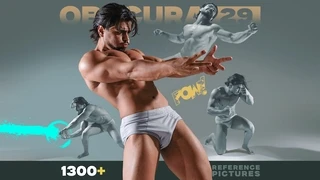 Warrior Anatomy: 1300+ Male Fighting & Sport Poses P. 2 cover