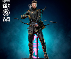 Wicked Marvel Clint Barton Ronin Sculpture: Tested and ready for 3D printing