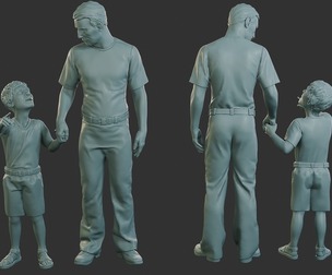 Street Father Son 001