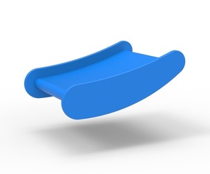 Wing of Vintage Winged Supermodified stock car 1:25