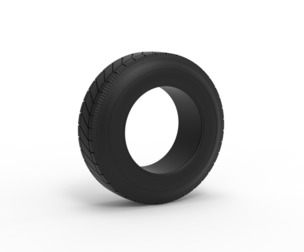 Vintage dirt tire Version 3 Scale 1:25