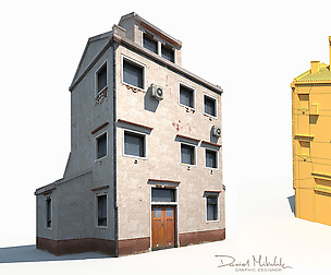 Old Building 186 Low Poly