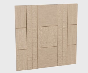 Decorative Wall Panel Multidirectional Elements