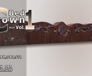 Bed Crown-Wood Vol-1