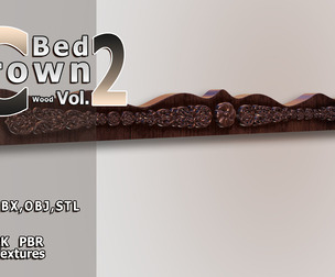 Bed Crown-Wood Vol-2