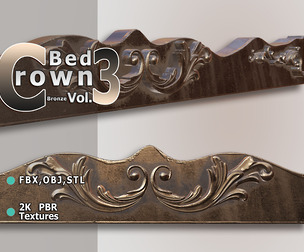 Bed Crown-Bronze Vol-3