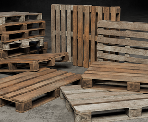 Realistic Wooden Pallets