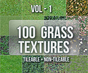 100 Grass Texture Pack VOL-1