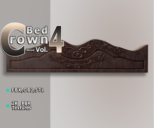 Bed Crown-Wood Vol-4