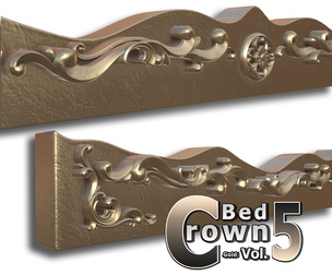 Luxury Ornamental BedCrown Vol5 Pelia Studio Classical Interior