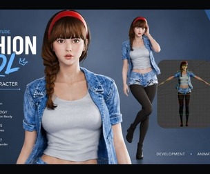 Fashion Idol - 3D Rigged Character