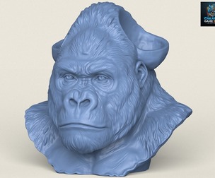 Gorilla Head Holder