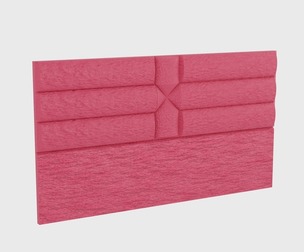 Upholstered Headboard Converging Rays