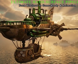 Aether Corsair – AAA Game-Ready Asset / 3D Model + Full Tutorial