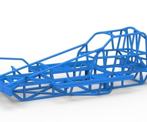 Frame of BriSCA Formula 1 Stock Car V2 Scale 1:25