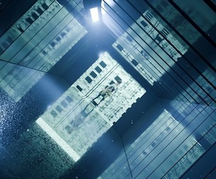 Sci-Fi Vertical Corridor & Atrium Environment