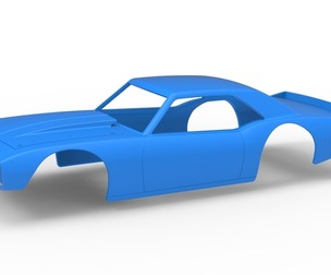 Shell of Vintage Asphalt Modified stock car V10 Scale 1:25