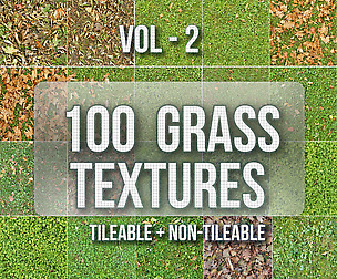 100 Grass Texture Pack VOL-2