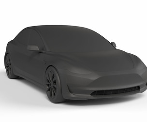 Electric Car Base Mesh